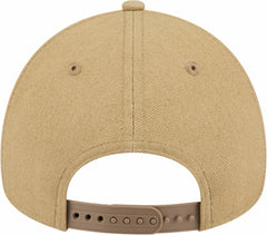 Chicago Cubs Logo Essentials 9FORTY A-Frame Adjustable Hat Khaki | New Era