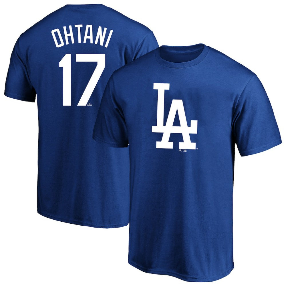 Shohei Ohtani Los Angeles Dodgers Big & Tall Name & Number T-Shirt Royal