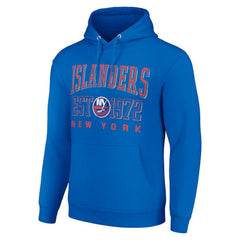 New York Islanders Starter Retro Graphic Pullover Hoodie Royal