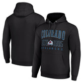 Colorado Avalanche Starter Graphic Pullover Hoodie Black