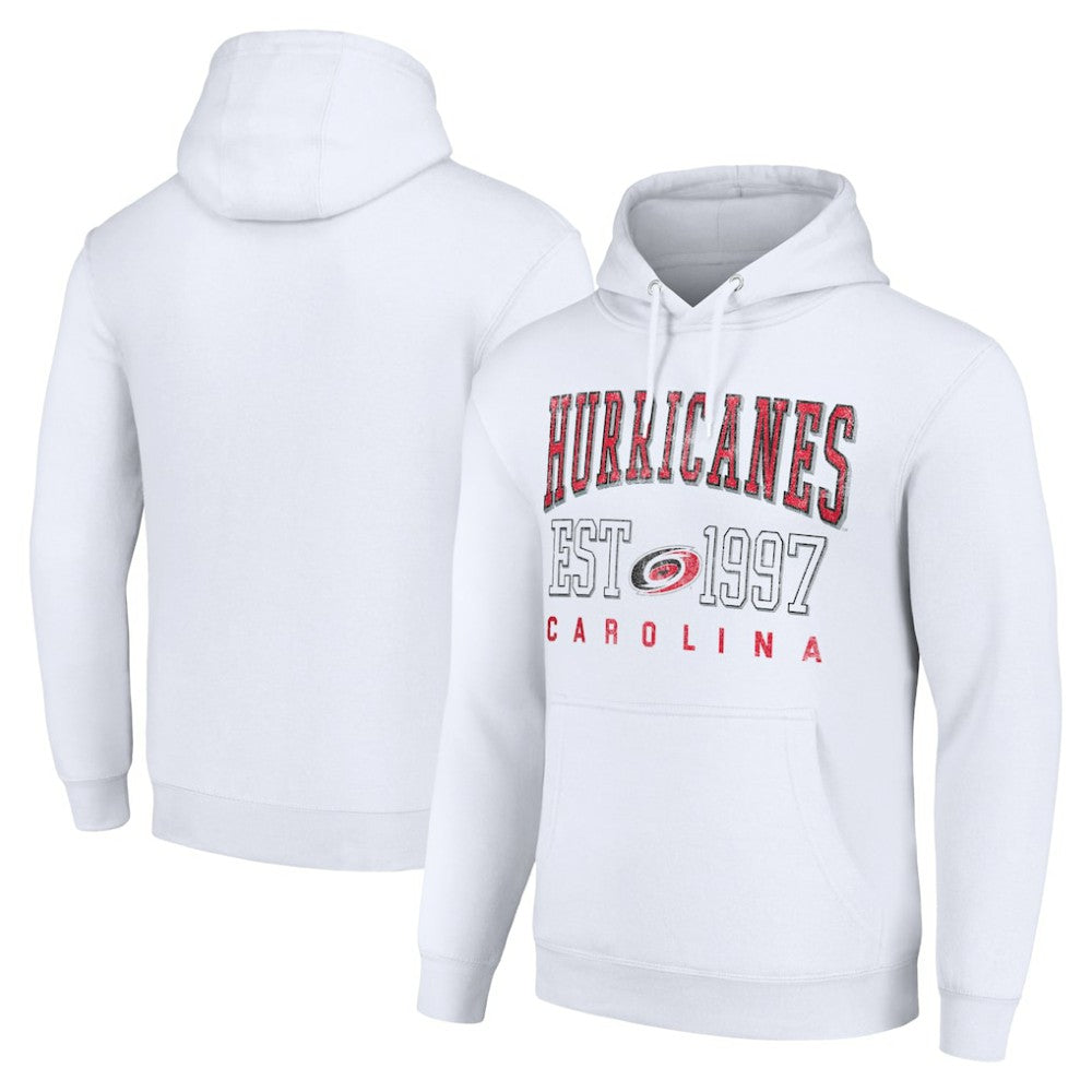 Carolina Hurricanes Starter Graphic Pullover Hoodie White