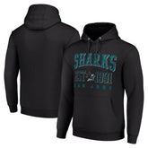 San Jose Sharks Starter Graphic Pullover Hoodie Black