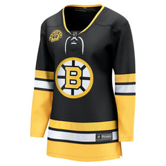 Boston Bruins Fanatics Women's Alternate 100th Anniversary Breakaway Jersey Black