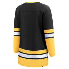 Boston Bruins Fanatics Women's Alternate 100th Anniversary Breakaway Jersey Black