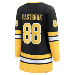 David Pastrnak Boston Bruins Fanatics Women's 100th Anniversary Breakaway Jersey Black