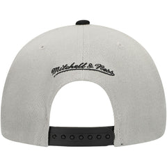 San Francisco Giants Knock Out Panel Snapback Hat Gray | Mitchell & Ness