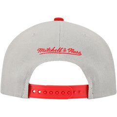 St. Louis Cardinals Knock Out Panel Snapback Hat Gray | Mitchell & Ness