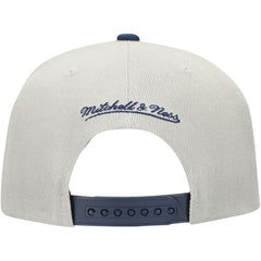 Boston Red Sox Knock Out Panel Snapback Hat Gray | Mitchell & Ness