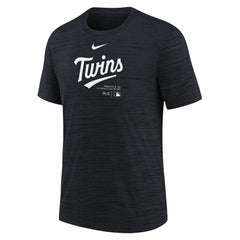 Minnesota Twins Youth Authentic Collection Practice Performance T-Shirt Navy | Nike