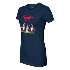 Minnesota Twins Tiny Turnip Women's Gnomes T-Shirt Navy