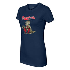 Cleveland Guardians Tiny Turnip Women's Triceratops T-Shirt Navy