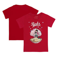 Cincinnati Reds Tiny Turnip Youth Mermaid T-Shirt Red
