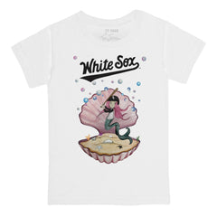 Chicago White Sox Tiny Turnip Youth Mermaid T-Shirt White