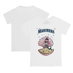 Seattle Mariners Tiny Turnip Youth Mermaid T-Shirt White