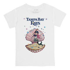 Tampa Bay Rays Tiny Turnip Youth Mermaid T-Shirt White