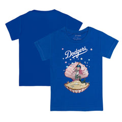 Los Angeles Dodgers Tiny Turnip Youth Mermaid T-Shirt Royal