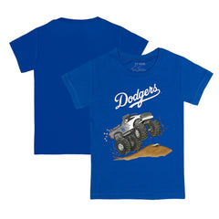 Los Angeles Dodgers Tiny Turnip Youth Monster Truck T-Shirt Royal