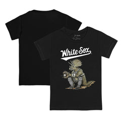 Chicago White Sox Tiny Turnip Youth Triceratops T-Shirt Black
