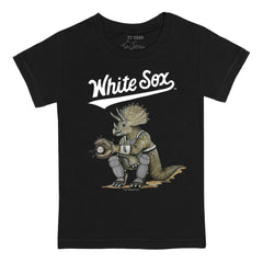 Chicago White Sox Tiny Turnip Youth Triceratops T-Shirt Black