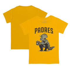 San Diego Padres Tiny Turnip Youth Triceratops T-Shirt Gold