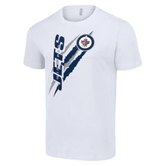 Winnipeg Jets Starter Color Scratch T-Shirt White