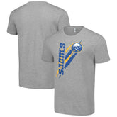 Buffalo Sabres Starter Color Scratch T-Shirt Heather Gray