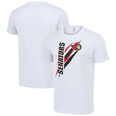 Ottawa Senators Starter Color Scratch T-Shirt White