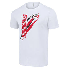 Carolina Hurricanes Starter Color Scratch T-Shirt White