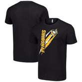 Pittsburgh Penguins Starter Color Scratch T-Shirt Black