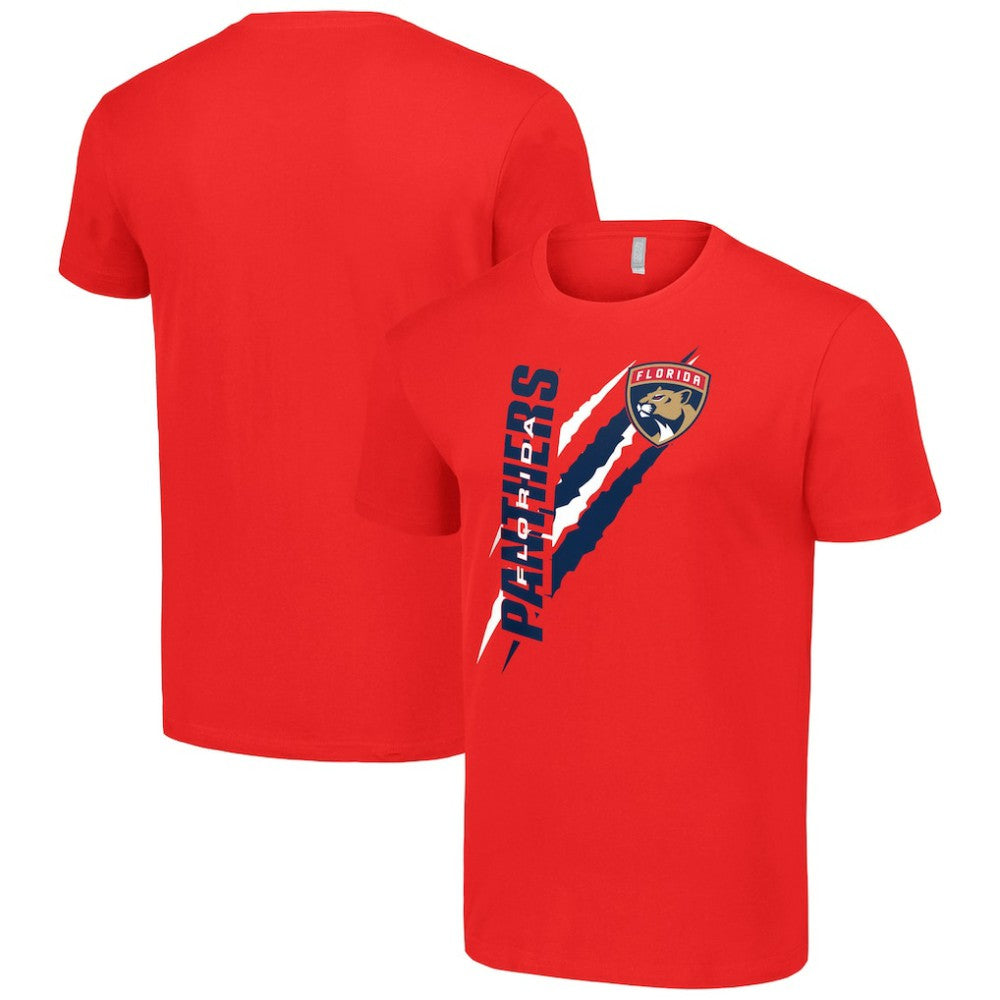 Florida Panthers Starter Color Scratch T-Shirt Red