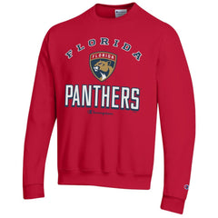 Florida Panthers Champion Eco Powerblend Crewneck Sweatshirt Red