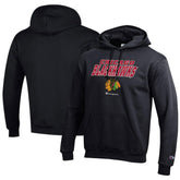 Chicago Blackhawks Champion Eco Powerblend Pullover Hoodie Black