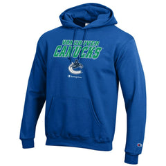 Vancouver Canucks Champion Eco Powerblend Pullover Hoodie Royal