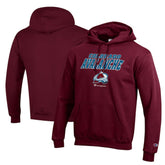Colorado Avalanche Champion Eco Powerblend Pullover Hoodie Burgundy