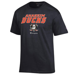 Anaheim Ducks Champion Jersey T-Shirt Black