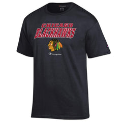 Chicago Blackhawks Champion Jersey T-Shirt Black