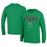 Dallas Stars Champion Long-Sleeve Jersey T-Shirt Kelly Green