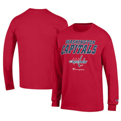 Washington Capitals Champion Long-Sleeve Jersey T-Shirt Red