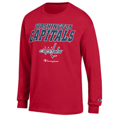 Washington Capitals Champion Long-Sleeve Jersey T-Shirt Red