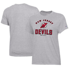 New Jersey Devils Champion Women's Core T-Shirt Heather Gray