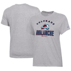 Colorado Avalanche Champion Women's Core T-Shirt Heather Gray