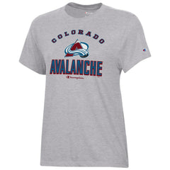 Colorado Avalanche Champion Women's Core T-Shirt Heather Gray