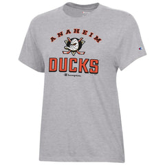 Anaheim Ducks Champion Women's Core T-Shirt Heather Gray