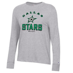 Dallas Stars Champion Women's Core Long Sleeve T-Shirt Heather Gray