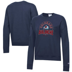 Colorado Avalanche Champion Women's Powerblend Pullover Sweatshirt Navy