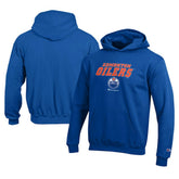 Edmonton Oilers Champion Youth Eco Powerblend Pullover Hoodie Royal