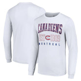 Montreal Canadiens Starter Retro Graphic Long Sleeve Crew T-Shirt White