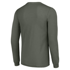 New Jersey Devils Starter Retro Graphic Long Sleeve Crew T-Shirt Green
