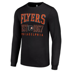 Philadelphia Flyers Starter Retro Graphic Long Sleeve Crew T-Shirt Black