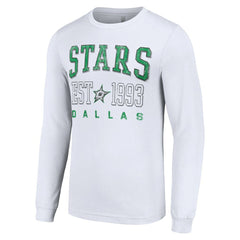 Dallas Stars Starter Logo Graphic Long Sleeve T-Shirt White